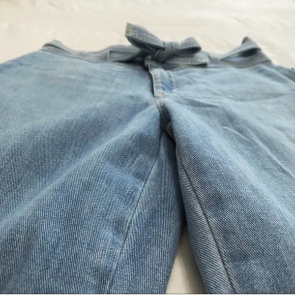 NWOT high rise belted  flare jeans - Picture 10 of 11